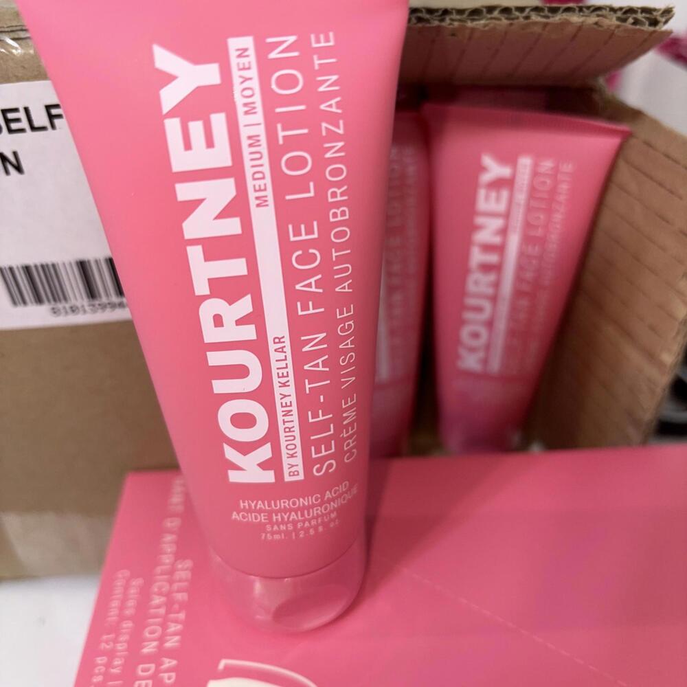 Kourtney By Kourtney Kellar‎ Self-tan Face Lotion Medium New Sealed 2.5 Fl Oz